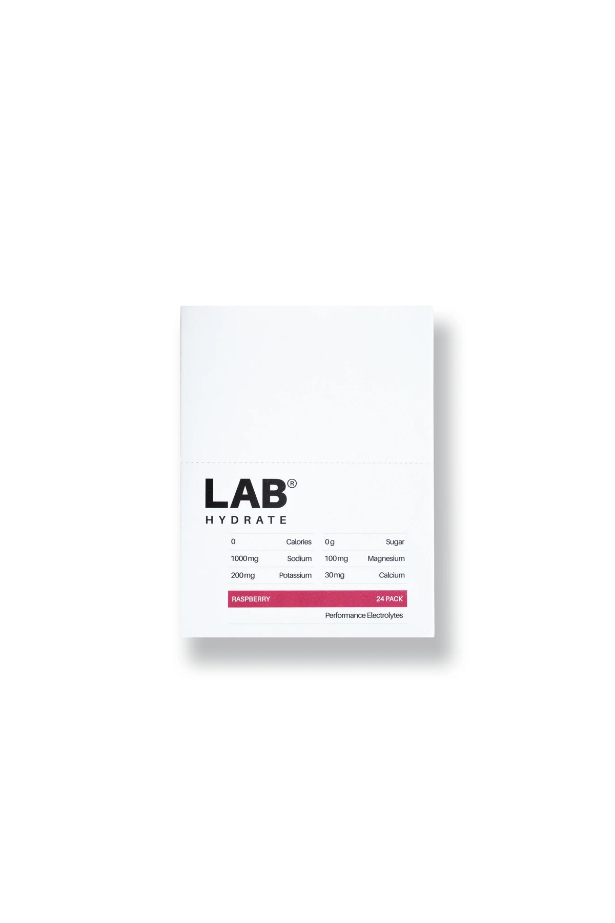 LAB - Hydrate Performance Electrolytes - Raspberry - 24 Sticks