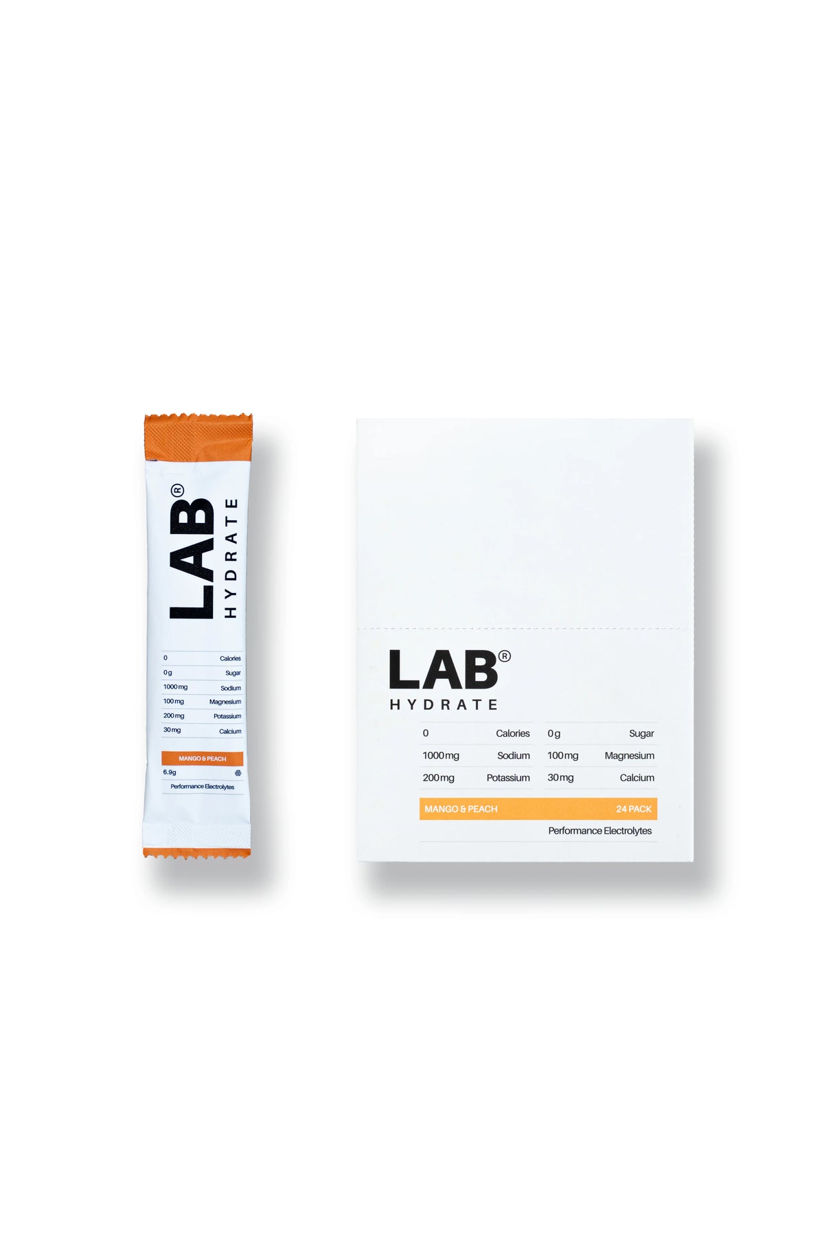LAB - Hydrate Performance Electrolytes - Mango Peach - 24 Sticks