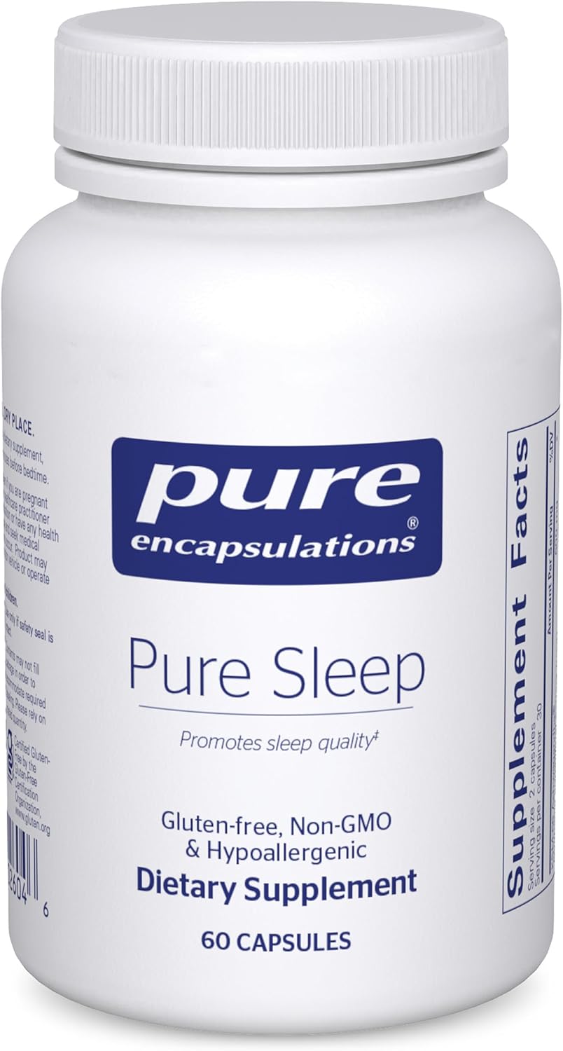 Pure Encapsulations Pure Sleep - Calming Sleep Supplement - 60 Capsules
