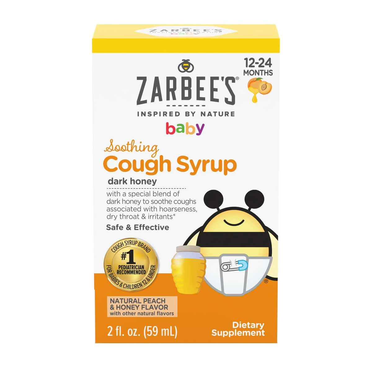 Zarbee's - Baby Soothing Cough Syrup - 2 fl oz