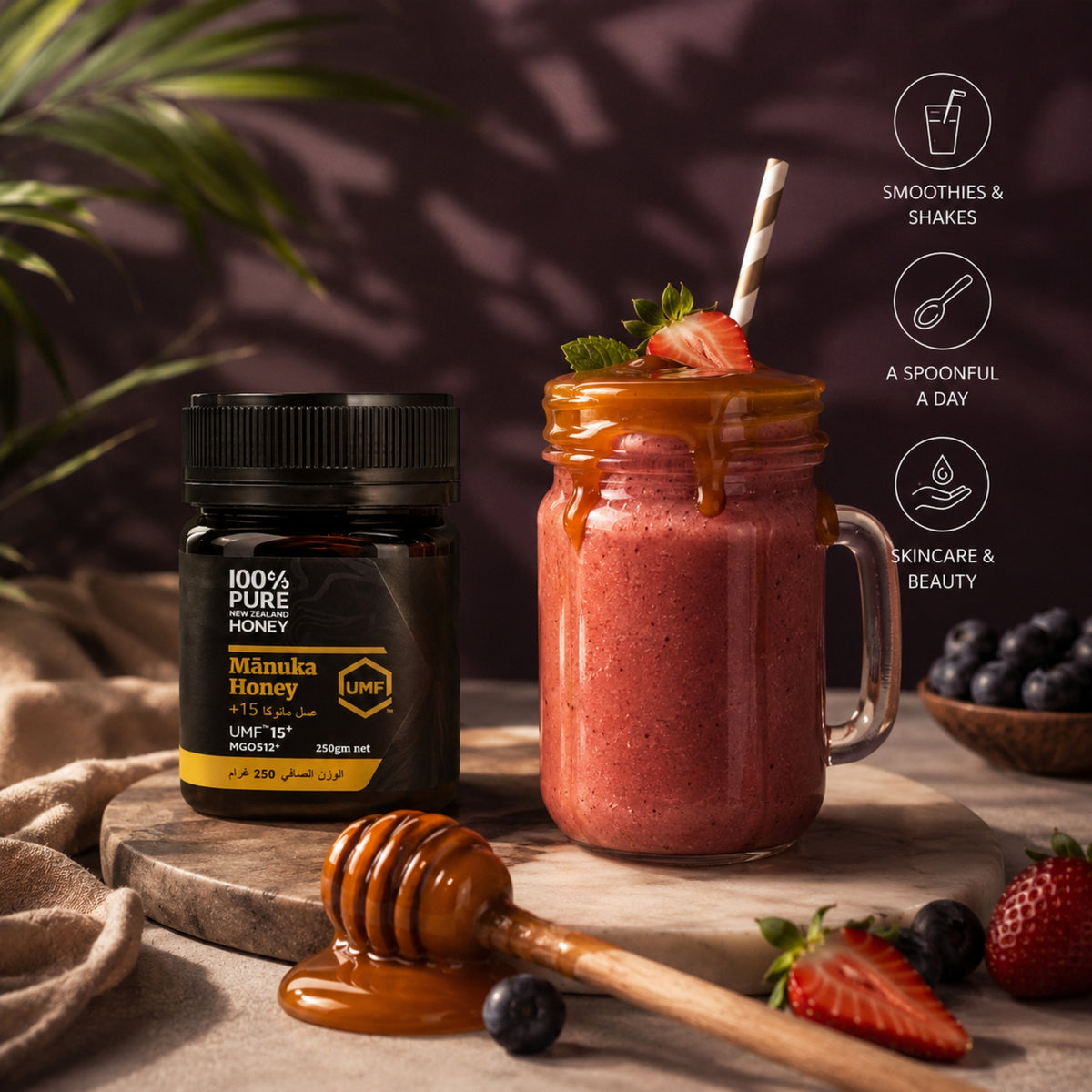 100% Pure New Zealand Honey - Manuka Honey UMF 15+ MGO 512+