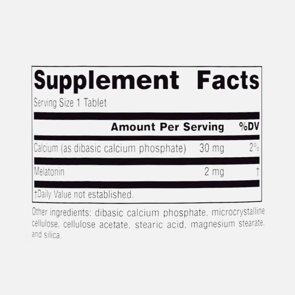 Melatonin 2mg - 120 Time Release Tablets