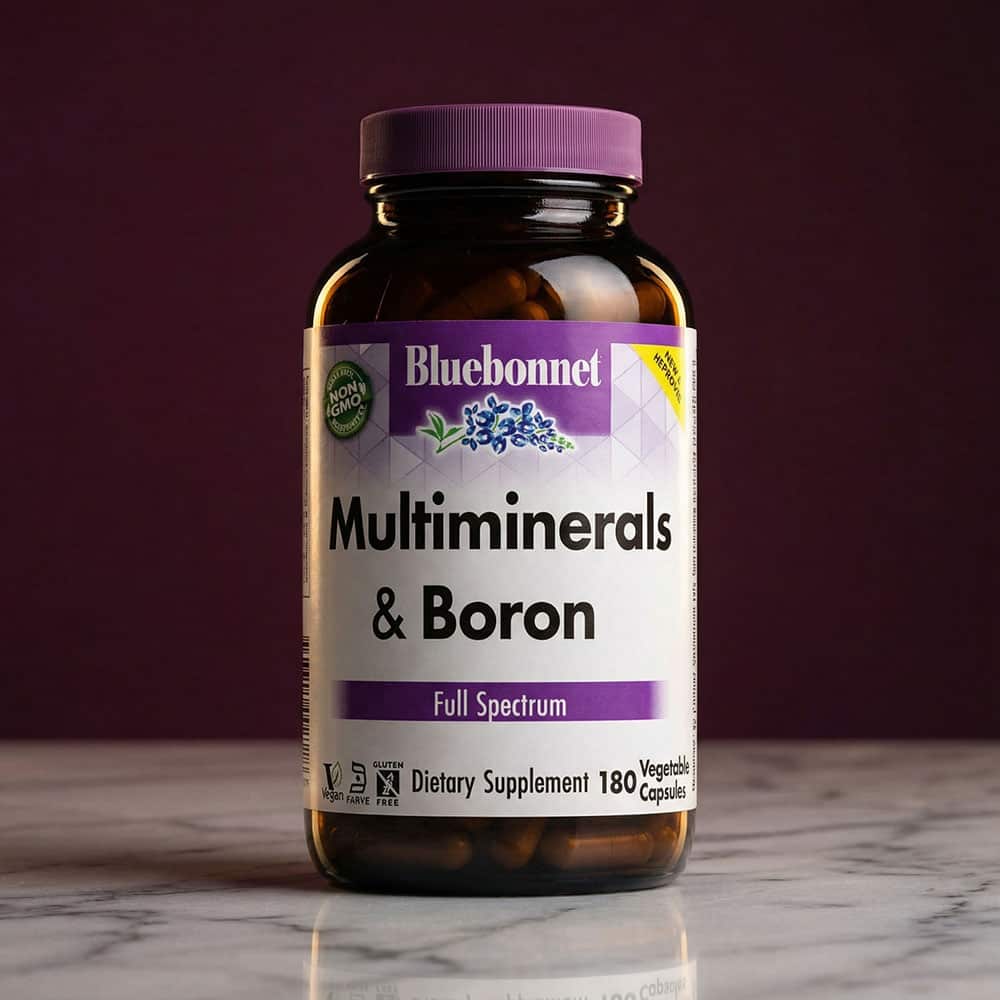 Chelated Multiminerals with Boron & Iron - 180 Capsules