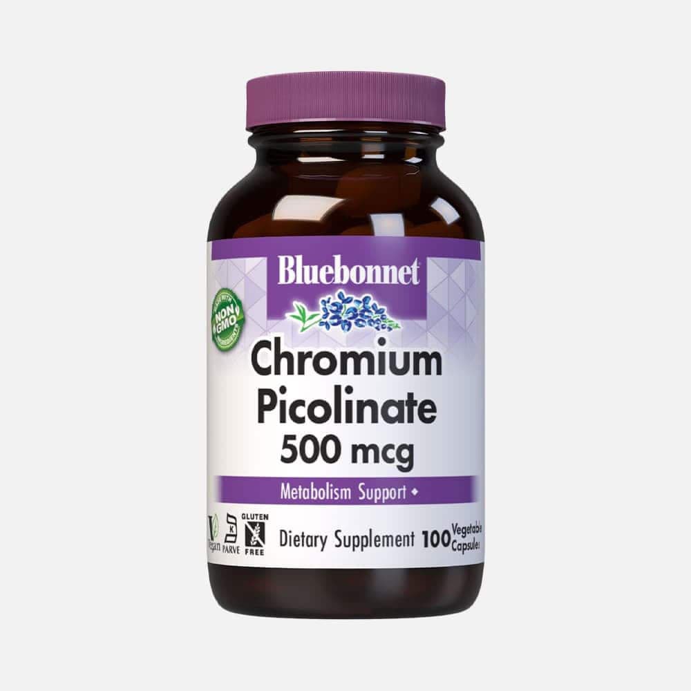 Chromium Picolinate 500mcg - 100 Vegetable Capsules