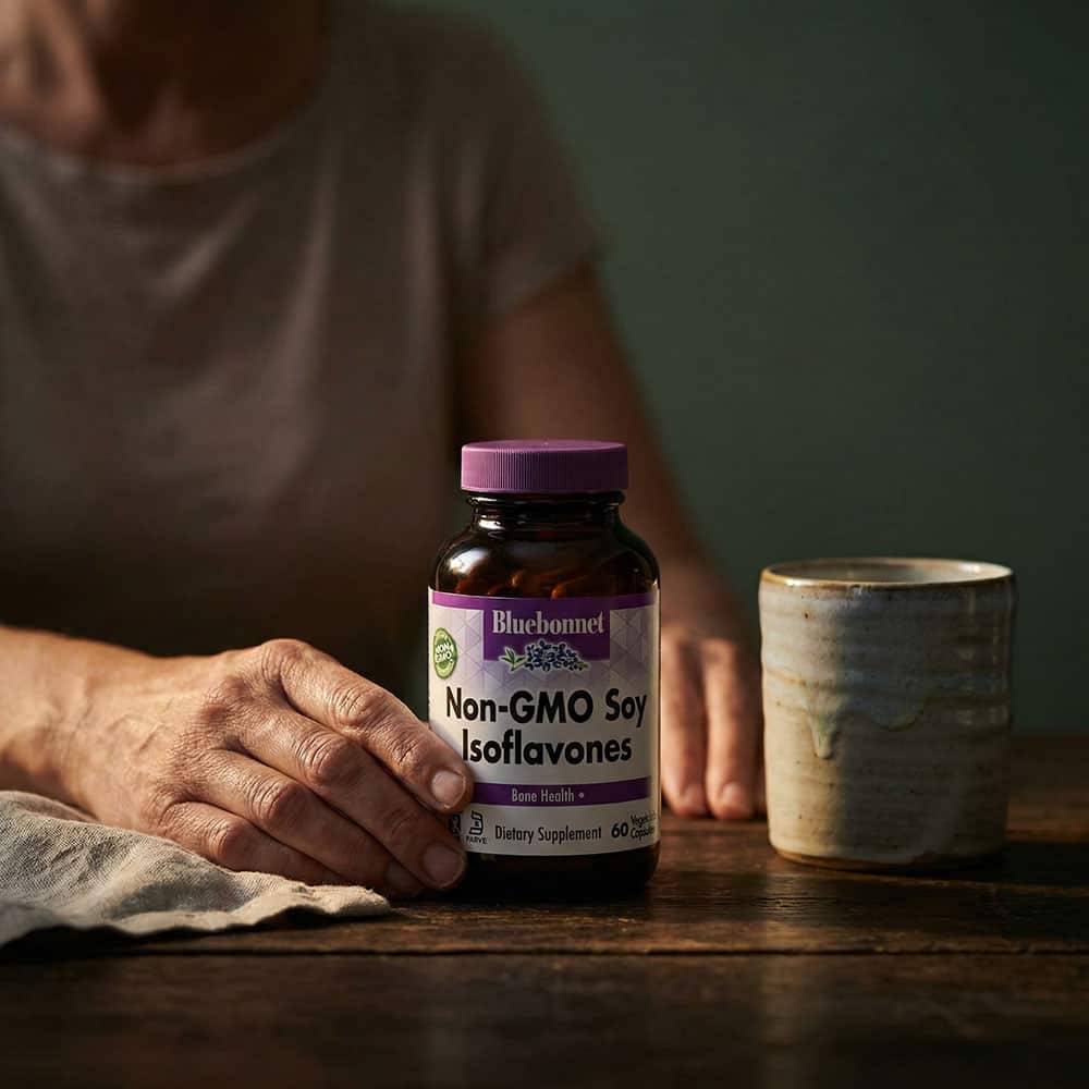 Non-GMO Soy Isoflavones 40mg - 60 Vegetable Capsules