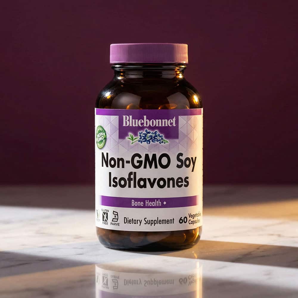 Non-GMO Soy Isoflavones 40mg - 60 Vegetable Capsules