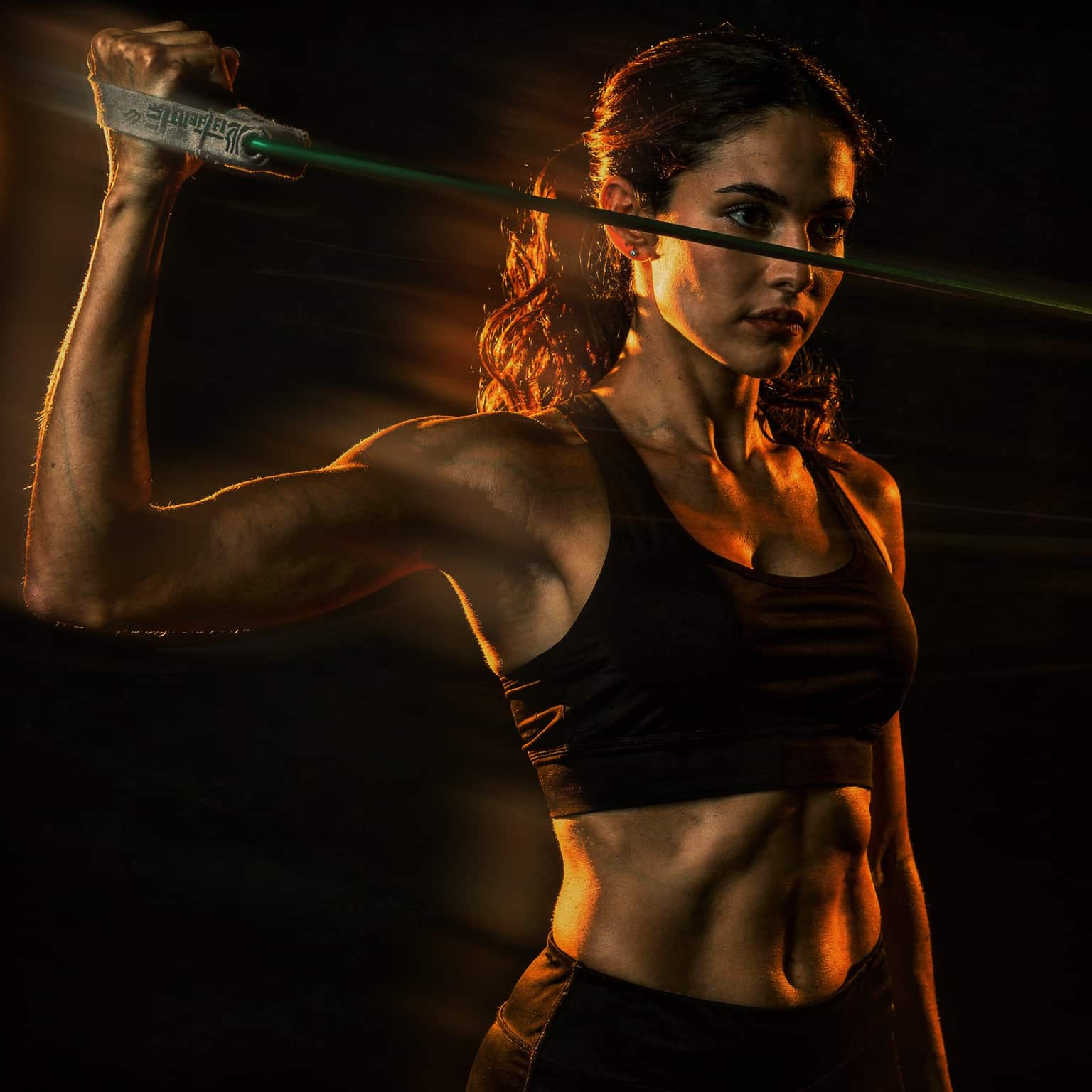 TheraBand Latex Resistance Tubing Green - 25 ft Roll