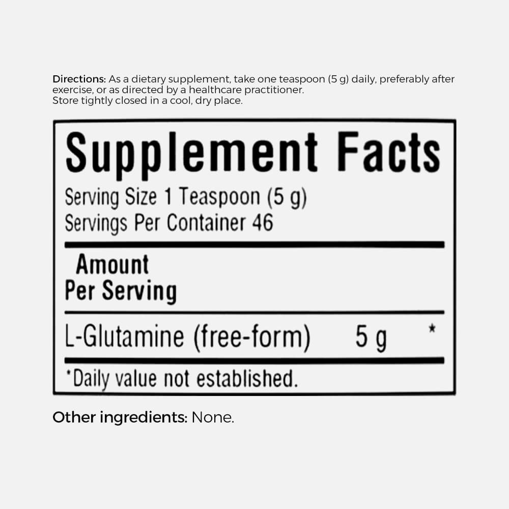 L-Glutamine Powder 5g - 8 oz (AjiPure Amino Acid)