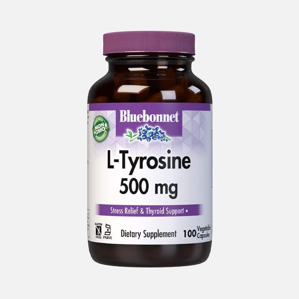 L-Tyrosine 500mg - 100 Vegetable Capsules