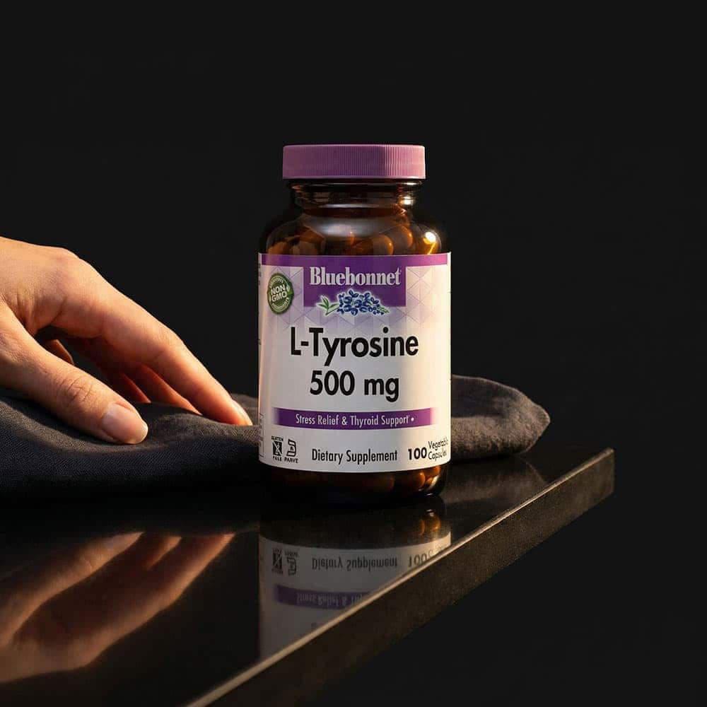 L-Tyrosine 500mg - 100 Vegetable Capsules