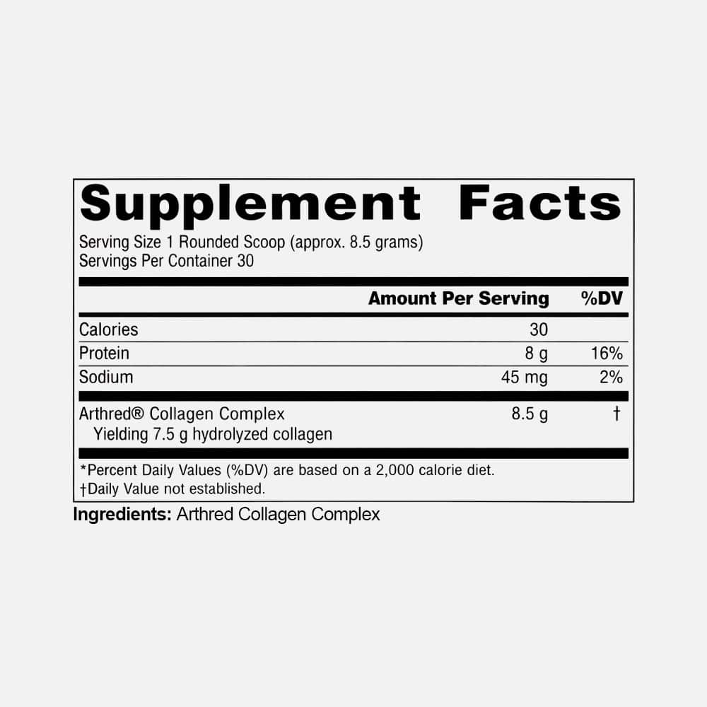 Arthred Collagen Protein 8.5g - 30 Servings Powder