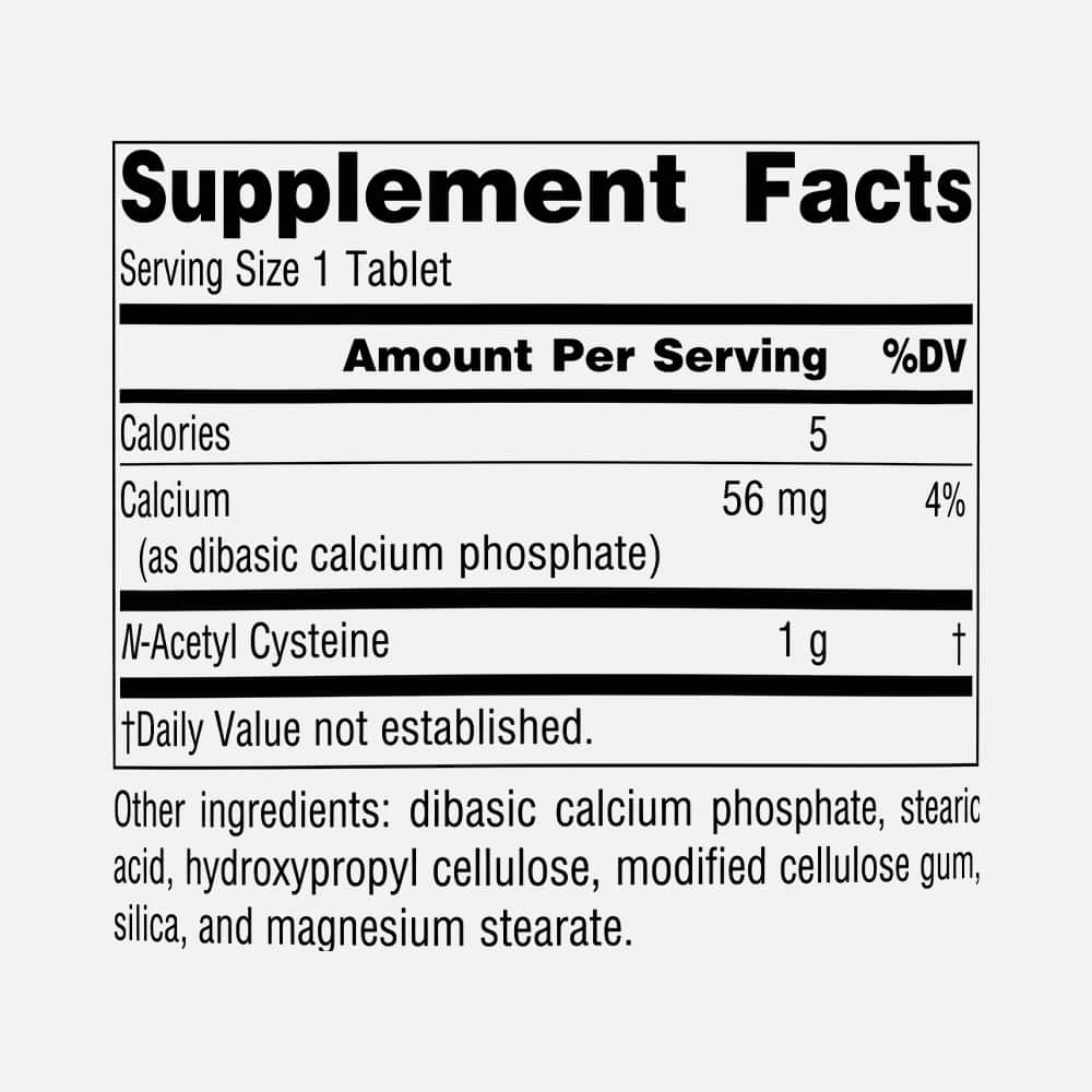 N-Acetyl Cysteine 1000mg - 120 Tablets