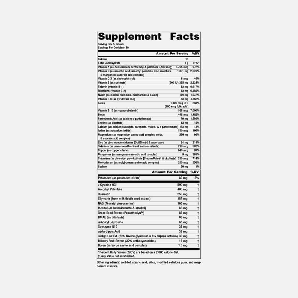 Elan Vital Multiple Multivitamin - 180 Tablets