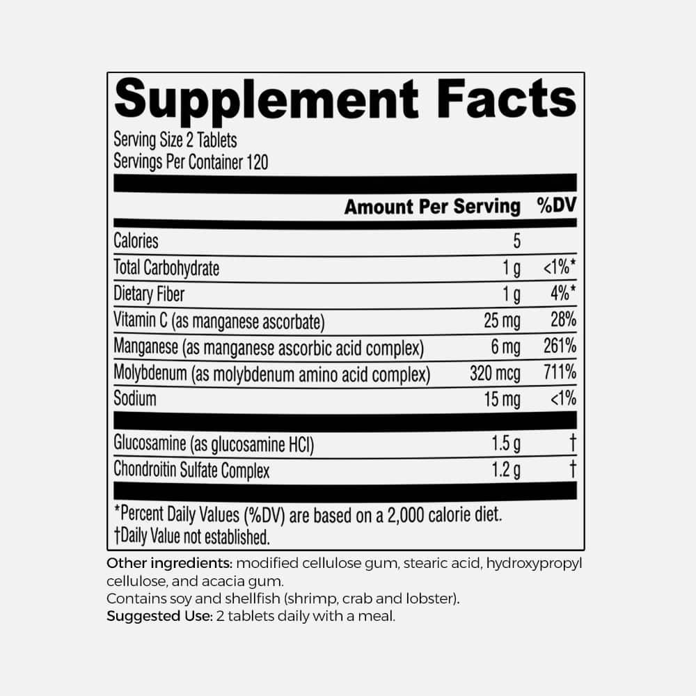 Glucosamine Chondroitin Extra Strength - 240 Tablets