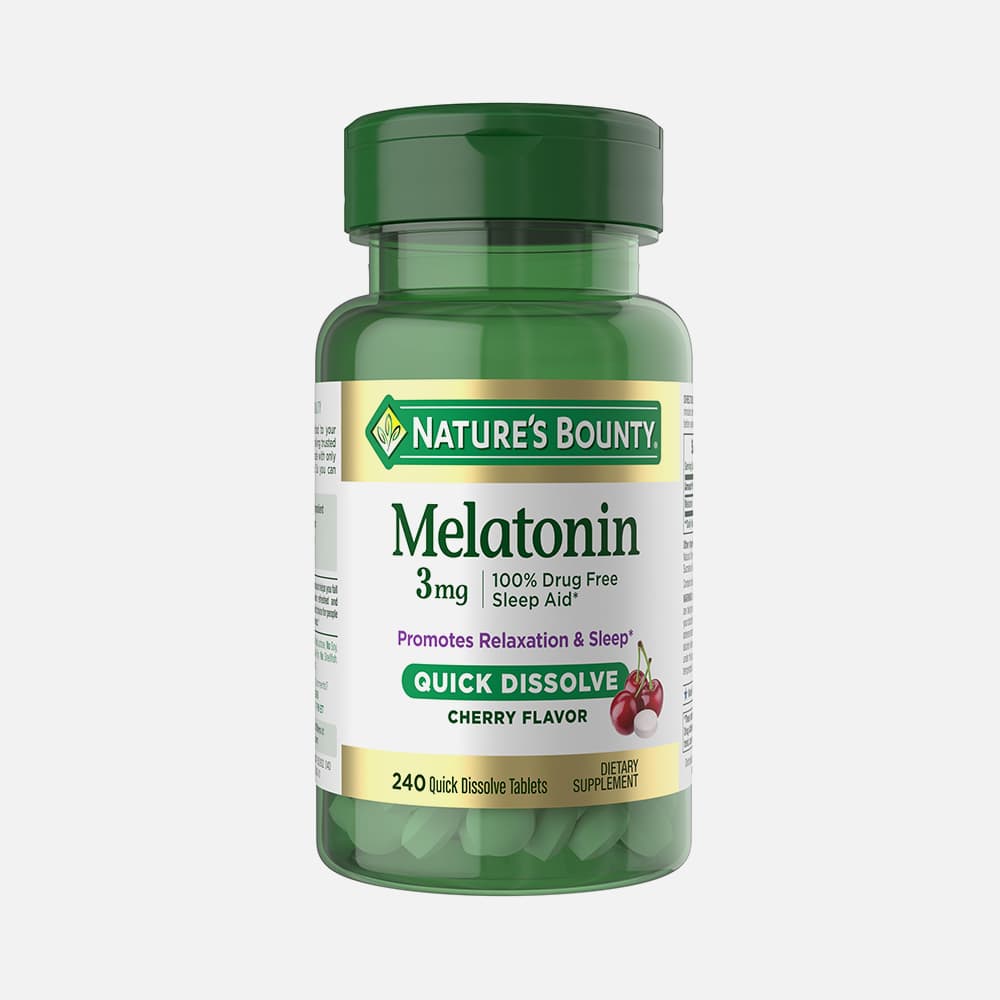 Melatonin 3mg - 240 Quick Dissolve Tablets (Cherry)