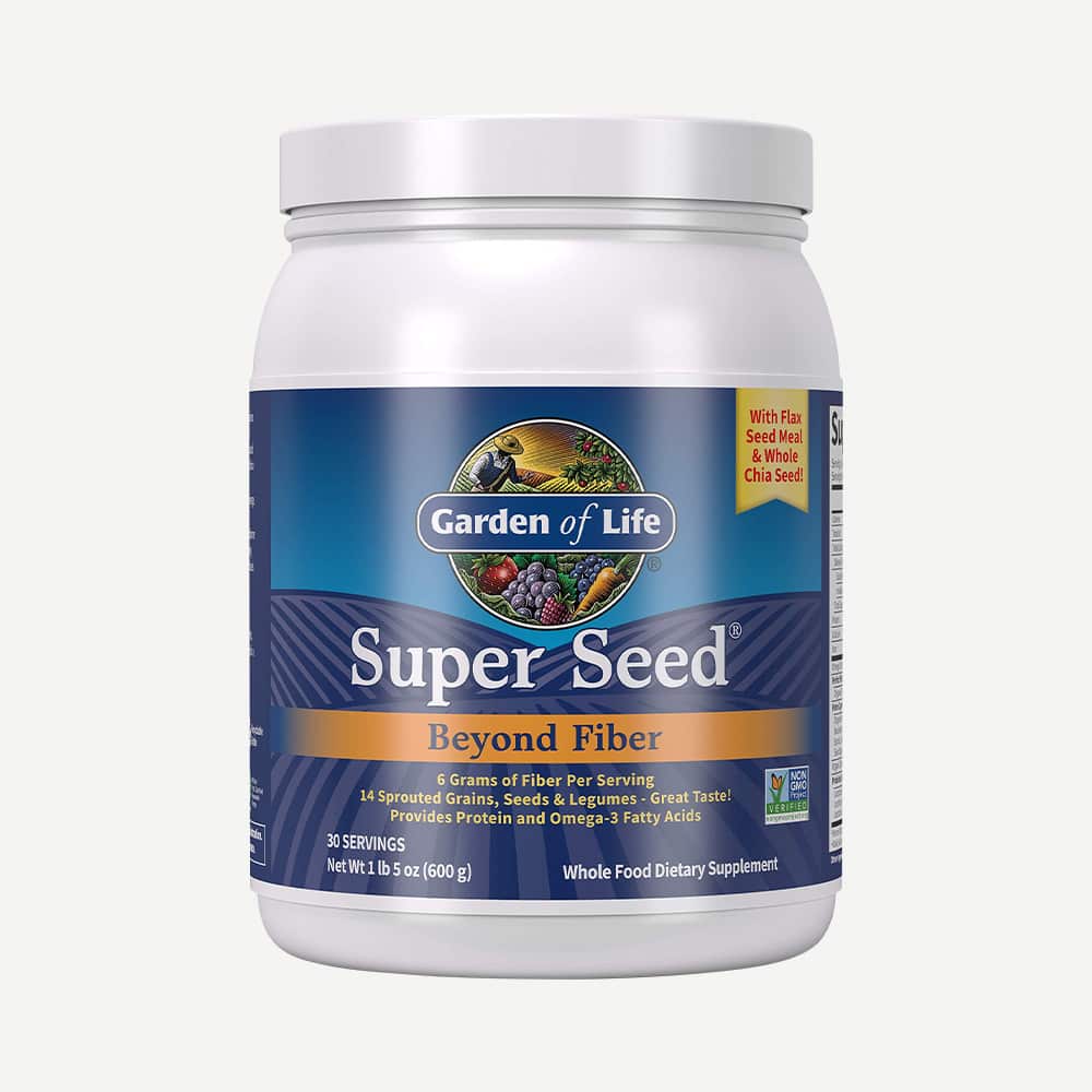 Garden of Life Super Seed Fiber 6g - 600g Powder
