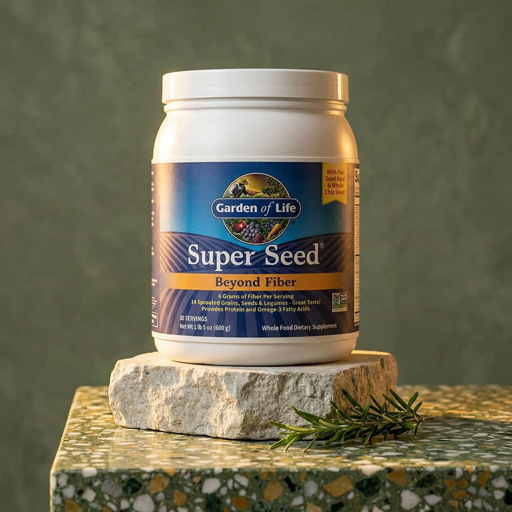 Garden of Life Super Seed Fiber 6g - 600g Powder