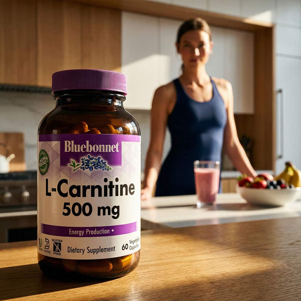 L-Carnitine Tartrate 500mg - 60 Vegetable Capsules