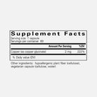Copper Glycinate 2mg - 60 Capsules