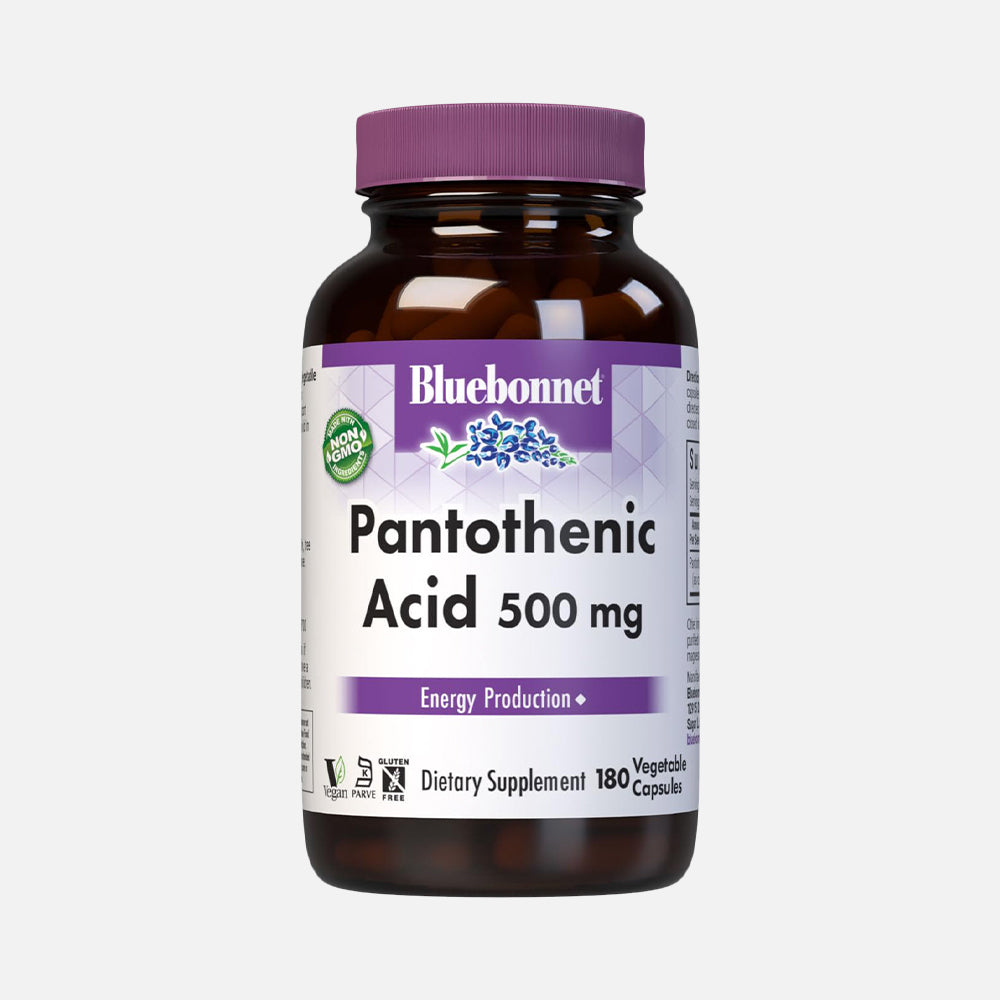 Pantothenic Acid 500mg - 180 Vegetable Capsules