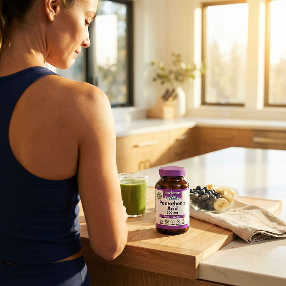 Pantothenic Acid 500mg - 180 Vegetable Capsules