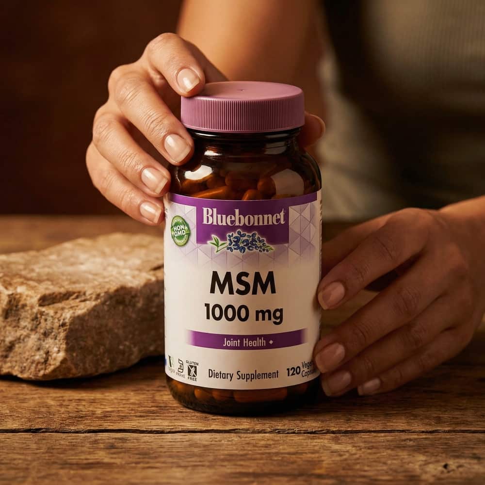 MSM (OptiMSM) 100mg - 120 Vegetable Capsules