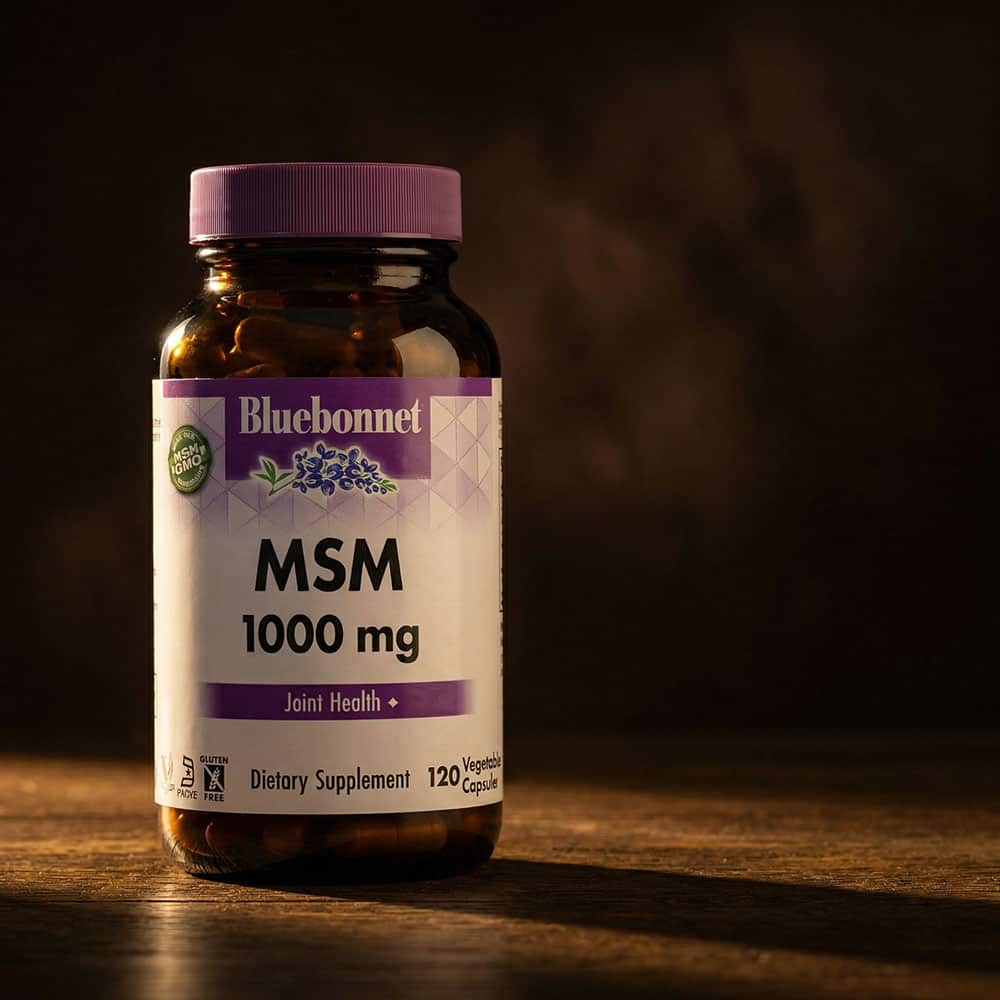 MSM (OptiMSM) 100mg - 120 Vegetable Capsules
