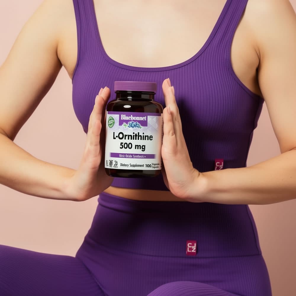 L-Ornithine 500mg - 100 Vegetable Capsules