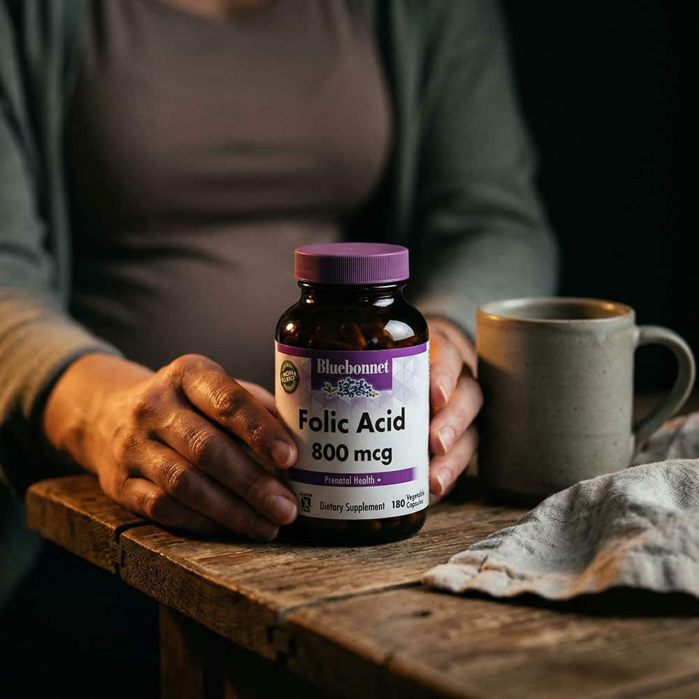 Folic Acid 800mcg - 180 Vegetable Capsules