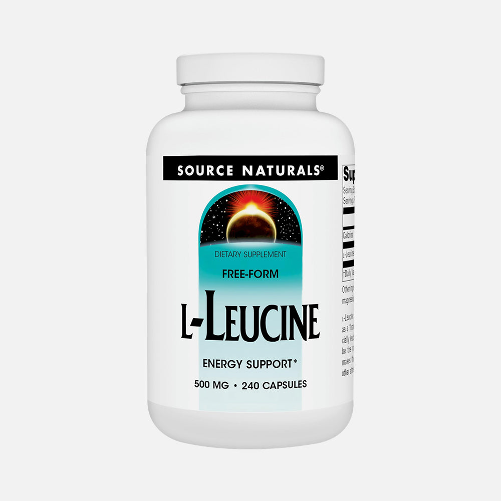 Source Naturals L-Leucine 500mg - 240 Capsules