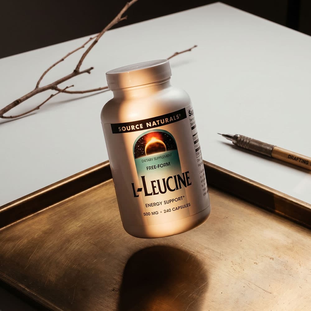 Source Naturals L-Leucine 500mg - 240 Capsules