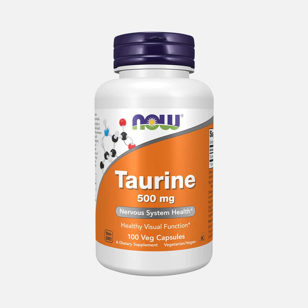 Taurine 500mg - 100 Veg Capsules