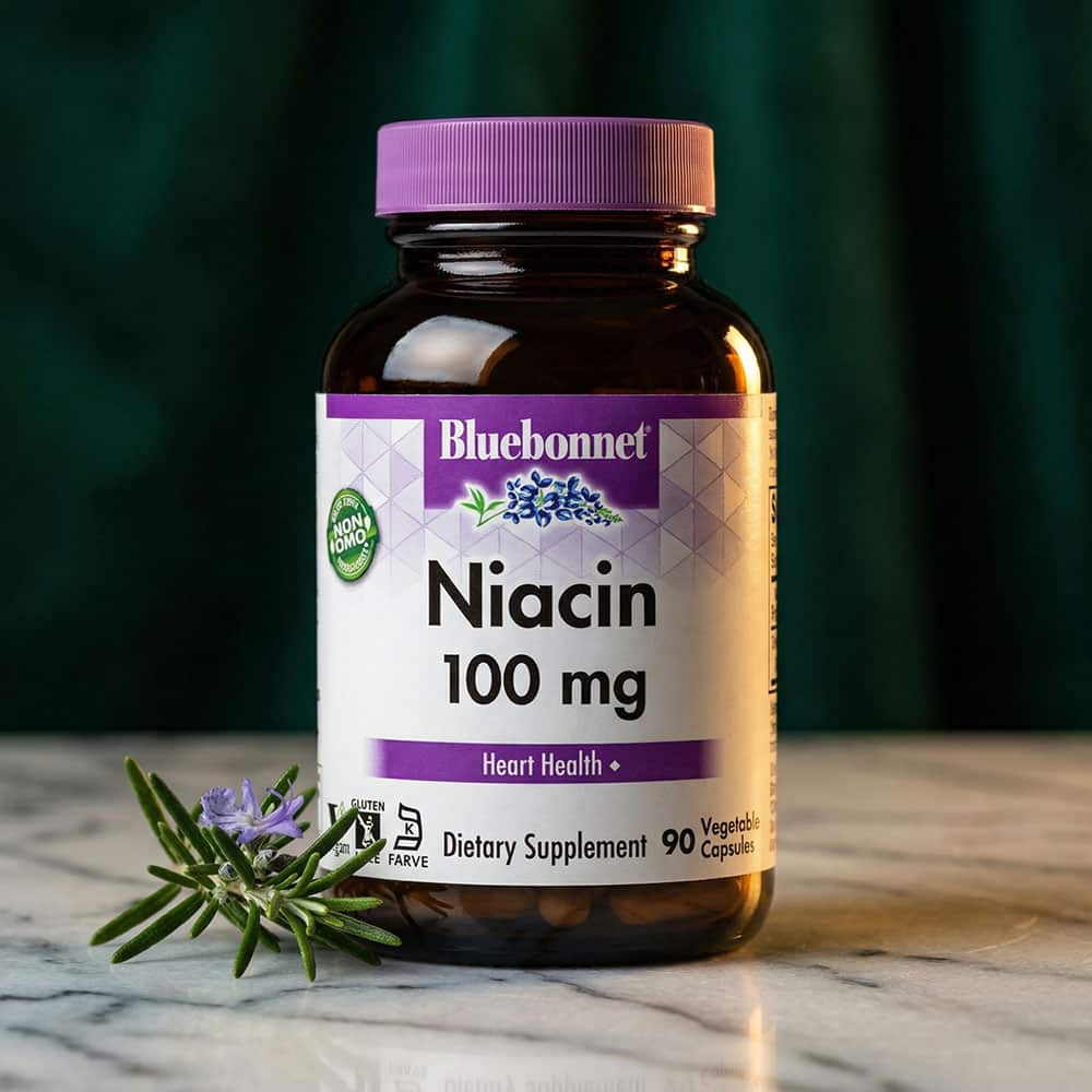 Niacin (Vitamin B3) 100mg - 90 Vegetable Capsules