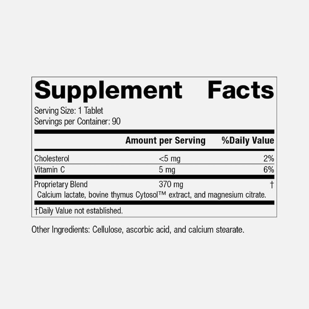 Thymex with Vitamin C, Magnesium & Calcium - 90 Tablets