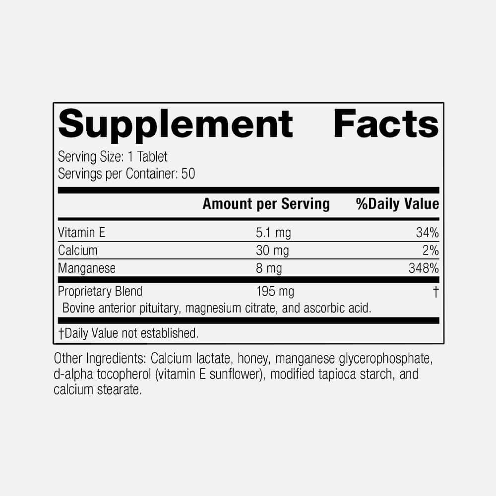 E-Manganese with Vitamin E - 50 Tablets