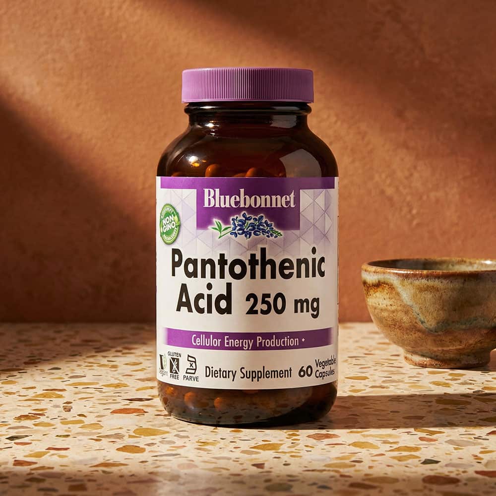 Pantothenic Acid (Vitamin B5) 250mg - 60 Vegetable Capsules