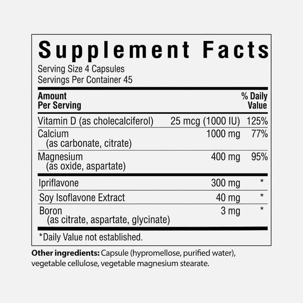 Osteo-Bone Formula - 180 Vegetarian Capsules