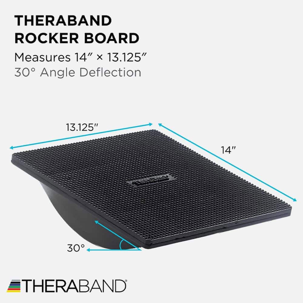 THERABAND Rocker Board - Stability Balance Trainer