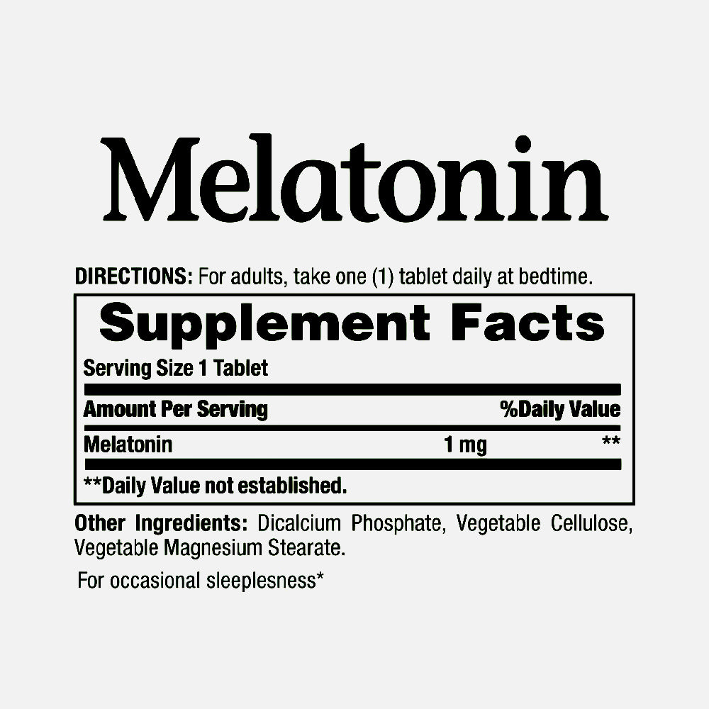 Melatonin 1mg - 180 Tablets