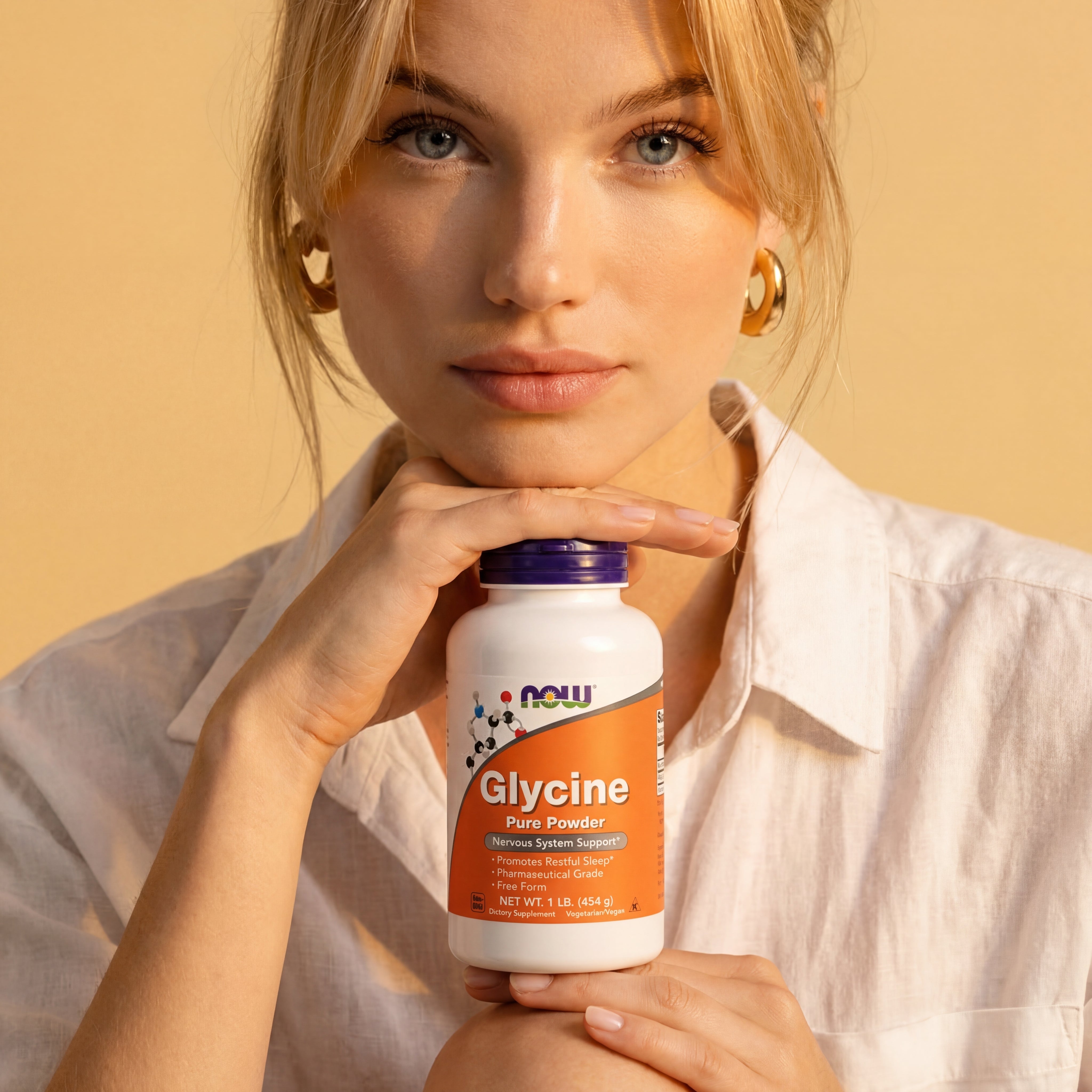 Glycine Pure Powder 1000mg - 1 lb Powder