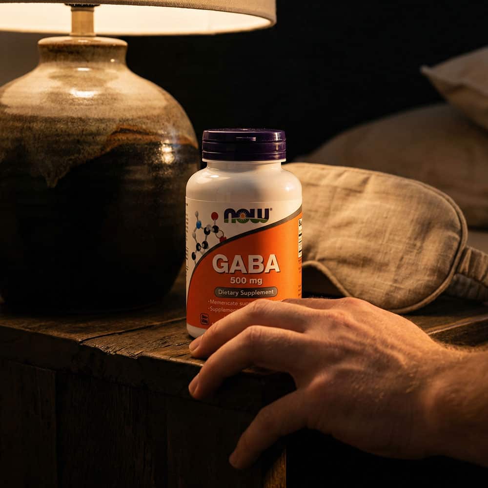 GABA 500mg with Vitamin B-6 - 100 Vegetable Capsules
