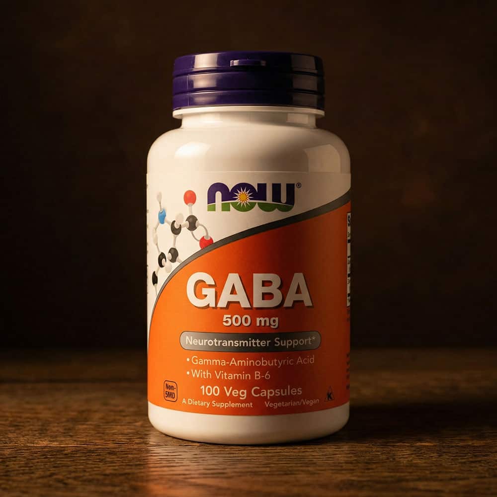 GABA 500mg with Vitamin B-6 - 100 Vegetable Capsules