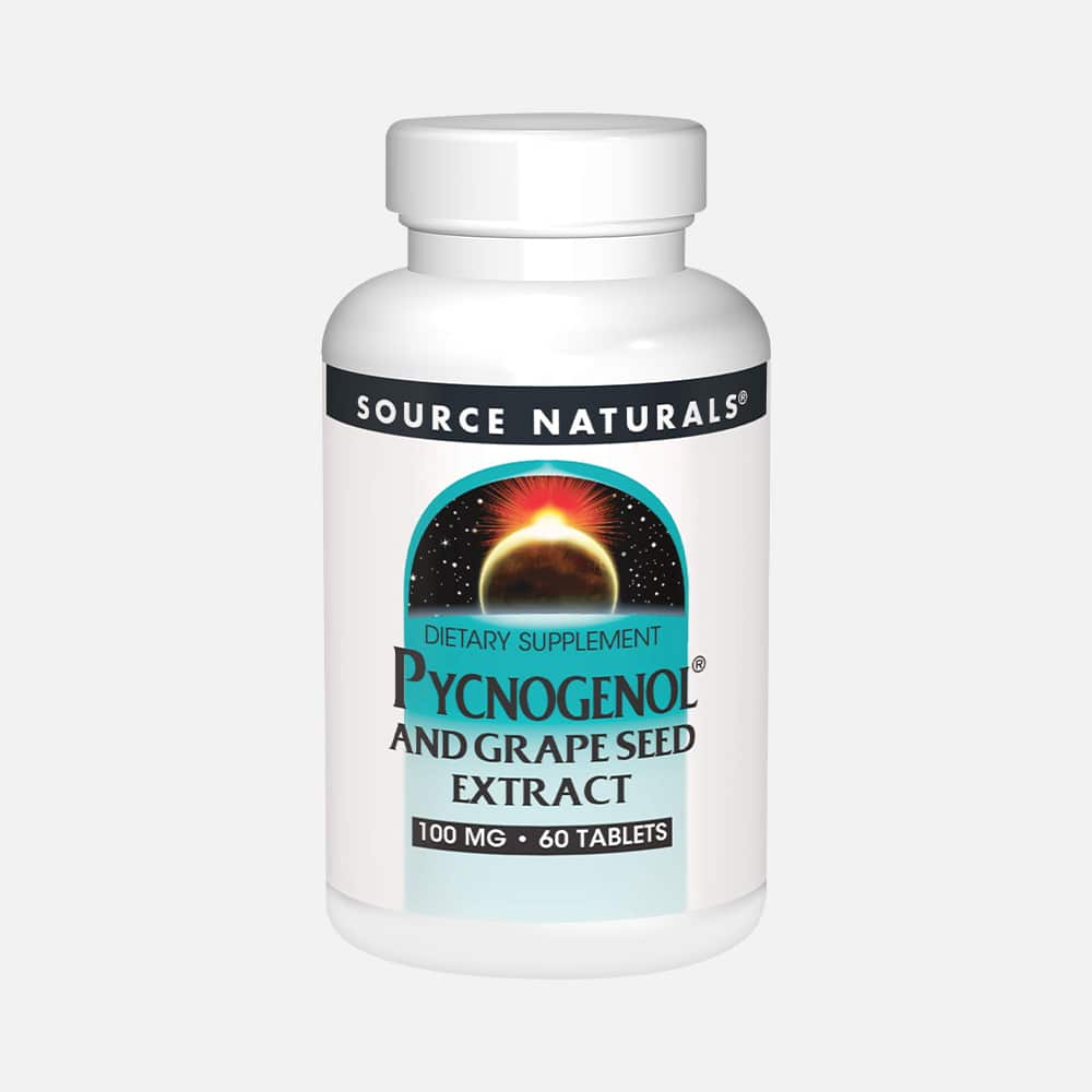 Pycnogenol & Grape Seed Extract 100mg - 60 Tablets