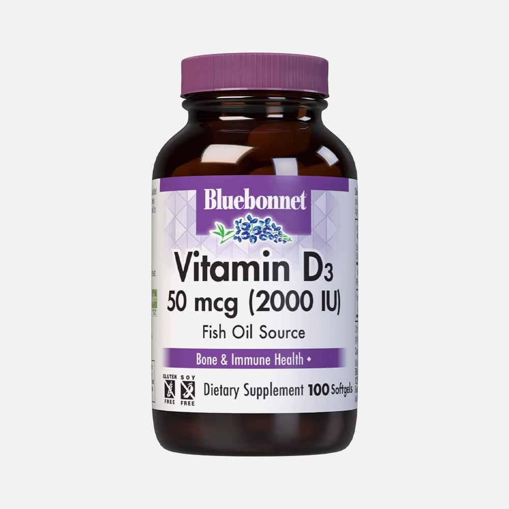 Vitamin D3 2000 IU - 100 Vegetable Capsules