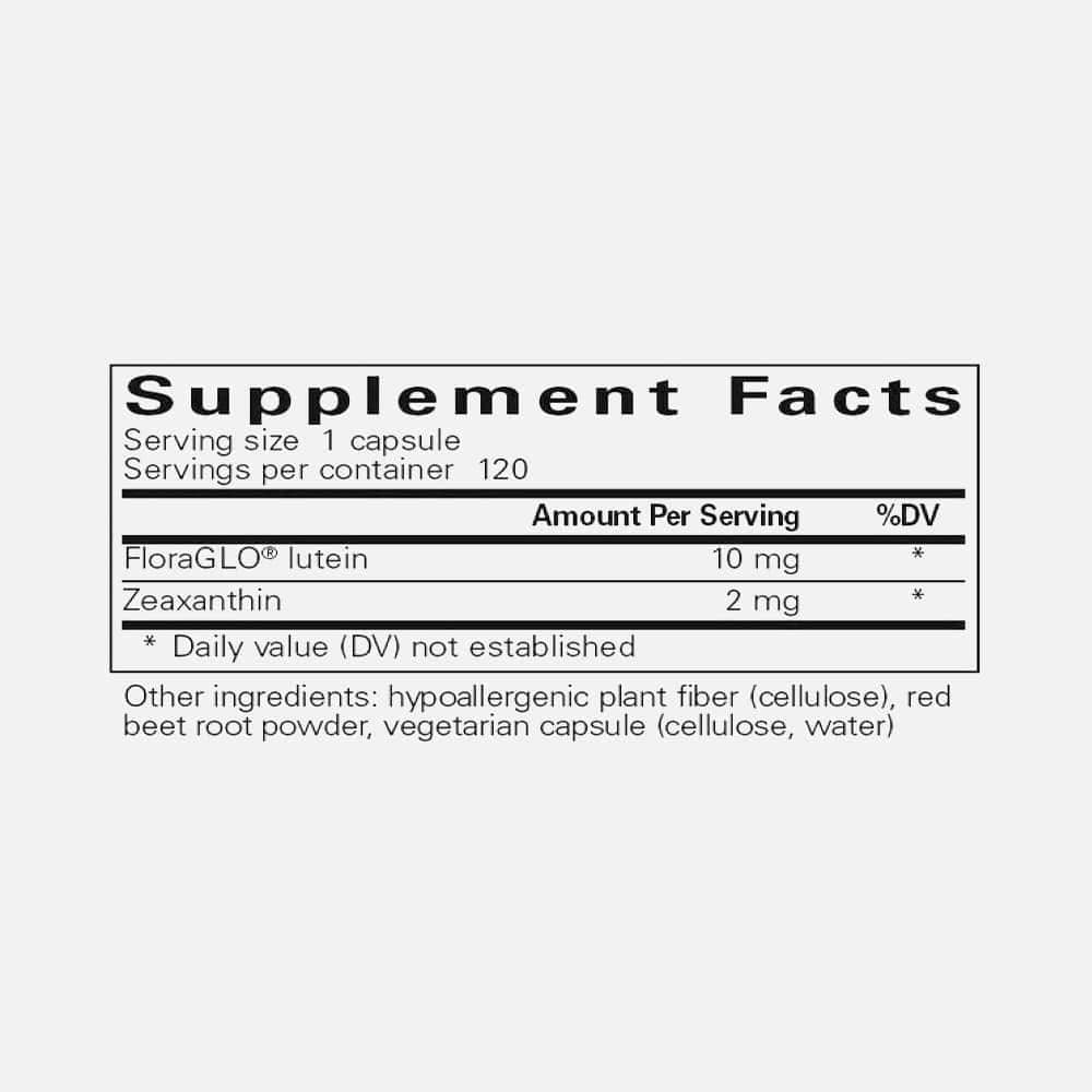 Lutein & Zeaxanthin 20mg - 120 Capsules