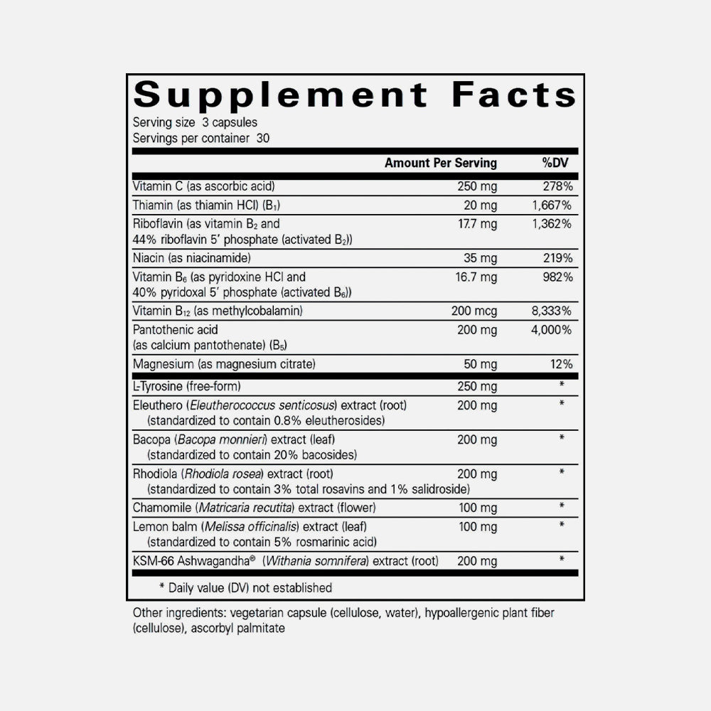 Daily Stress Formula - 90 Capsules