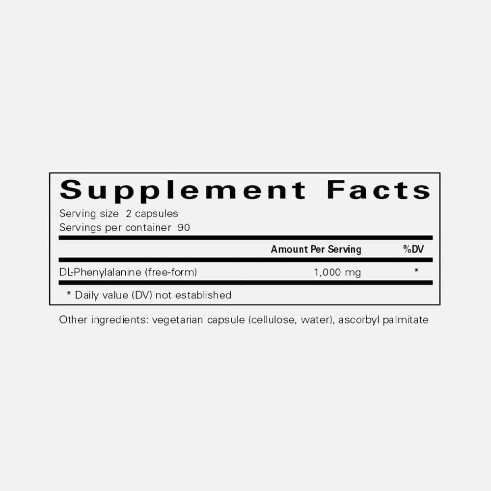 DL-Phenylalanine 500mg - 180 كبسولة
