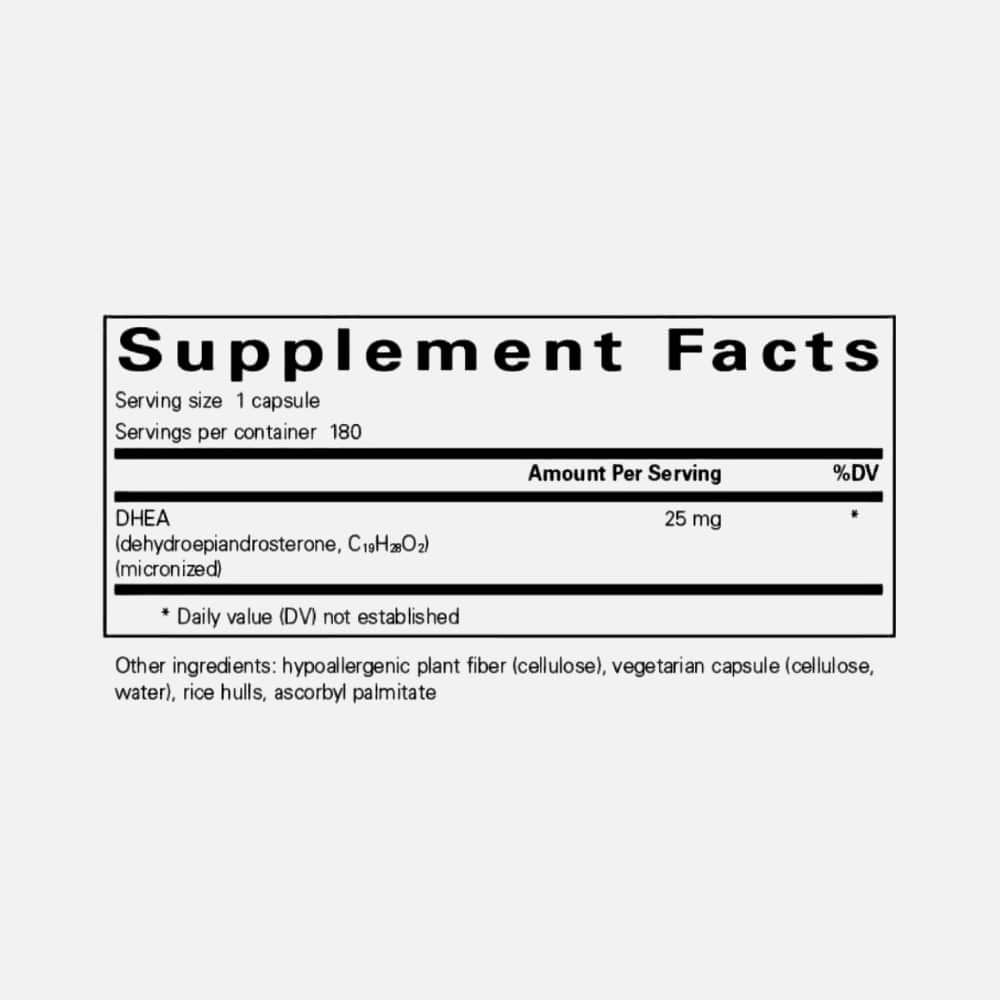 DHEA 25mg Micronized