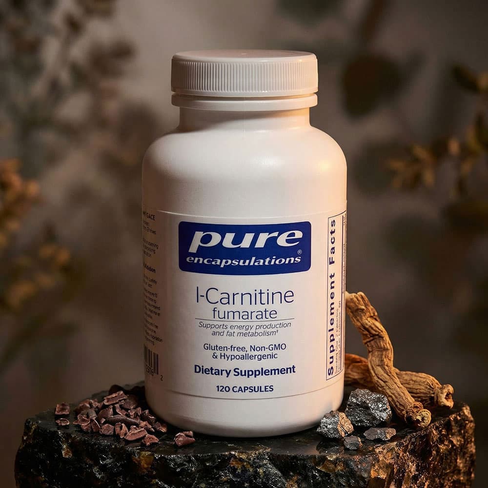 Pure Encapsulations L-Carnitine Fumarate 340mg 120 Capsules