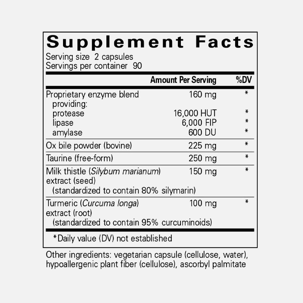 Pure Encapsulations Digestion GB - 180 Capsules